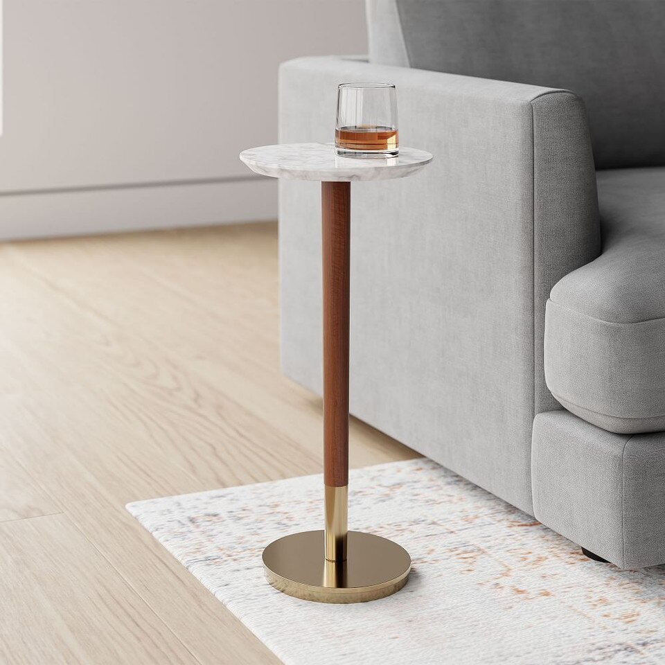 Mid-Century Modern Drink Side Table (24 cm) | West Elm UK